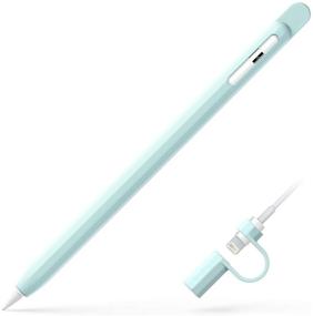 img 4 attached to Дизайнерский чехол для Apple Pencil 1-го поколения из премиального силикона "NimbleSleeve" от UPPERCASE (Мятный)