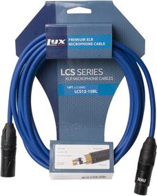 img 1 attached to LyxPro Premium Series 1.5ft Blue XLR Cable - Balanced Microphone, Speakers, and Pro Devices Cable