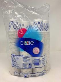 img 1 attached to 🥤 Convenient 2-Pack of 600-Count Dixie 3 Ounce Bath Cups - Assorted Designs