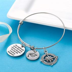 img 3 attached to 🎓 Graduation Gifts for Women Girls - Nimteve Graduation Bangle Bracelet: Perfect Grad Gifts for Graduates, Friends with Inspirational Message - Motivational Jewelry for Her