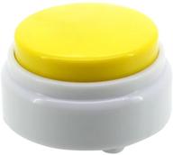 20-second recorded talking button with high sound quality - mini size answer buzzer - button for recording and playback - yellow and white sound press button logo