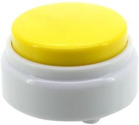 img 4 attached to 20-Second Recorded Talking Button with High Sound Quality - Mini Size Answer Buzzer - Button for Recording and Playback - Yellow and White Sound Press Button
