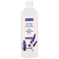 🌸 lavender scented softsoap hypoallergenic hand soap refill - 32oz for gentle cleansing logo