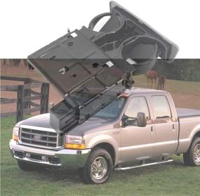 img 3 attached to Качественная замена держателя стакана для Ford F250 F350 Super Duty (1999-2004) YC3Z-2513560-CAD (цвет серый)