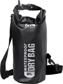 img 4 attached to 🌊 Franklin Sports Arctic Trails Waterproof Dry Bag - Versatile, Heavy Duty Outdoor Gear for Kayaking, Camping, Hiking, Boating, Beach Activities, Fishing, Floating - Available in Multiple Sizes: 2L, 5L, 10L, 20L, 30L - Lightweight and Durable