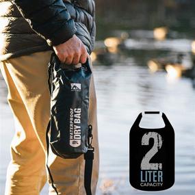 img 1 attached to 🌊 Franklin Sports Arctic Trails Waterproof Dry Bag - Versatile, Heavy Duty Outdoor Gear for Kayaking, Camping, Hiking, Boating, Beach Activities, Fishing, Floating - Available in Multiple Sizes: 2L, 5L, 10L, 20L, 30L - Lightweight and Durable