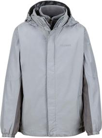 img 4 attached to Boys' Clothing and Jackets & Coats with Removable Waterproof Hood - Marmot Northshore