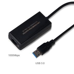 img 3 attached to 🔌 Dobe USB 3.0 to Ethernet RJ45 Lan Gigabit Adapter for Nintendo Switch, Wii, Wii U - 10/100/1000 Mbps Ethernet Support