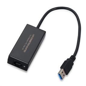 img 1 attached to 🔌 Dobe USB 3.0 to Ethernet RJ45 Lan Gigabit Adapter for Nintendo Switch, Wii, Wii U - 10/100/1000 Mbps Ethernet Support