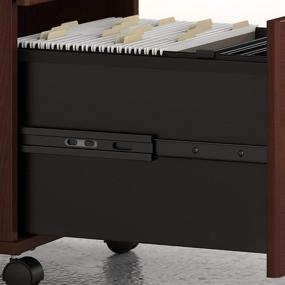 img 1 attached to Bush Business Furniture Studio C: Mobile 2 Drawer File Cabinet - Harvest Cherry