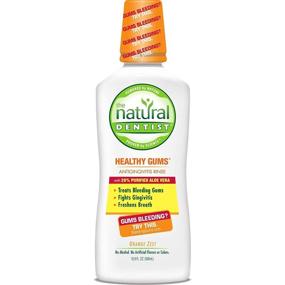 img 1 attached to The Natural Dentist Daily Antigingivitis Mouth Rinse - Orange Zest - 16.9 oz - 2 pk: For Optimal Oral Health