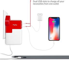 img 3 attached to 🔌 Twelve South PlugBug Duo: All-in-one MacBook Global Travel Adapter with Dual iPhone/iPad/USB Charger