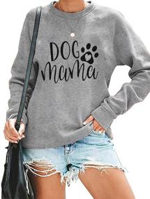 img 4 attached to Sweatshirt Pullover Sweater Sleeve Letter Outdoor Recreation