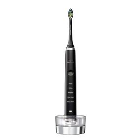 img 3 attached to 💎 Philips Sonicare DiamondClean Classic Black Electric Toothbrush (HX9351/57) - Rechargeable Power for Superior Dental Care