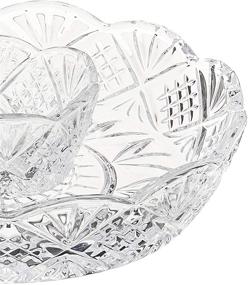 img 2 attached to 🍽️ Godinger Crystal Appetizer Serving Platter: Elegant and Versatile Serveware for Your Delights