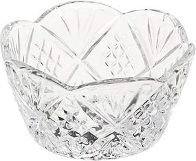 img 1 attached to 🍽️ Godinger Crystal Appetizer Serving Platter: Elegant and Versatile Serveware for Your Delights