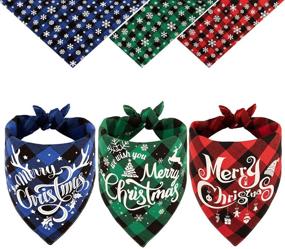 img 4 attached to Whaline Christmas Decoration Accessories Neckerchief