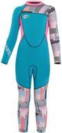 jeleuon neoprene thermal swimsuit for boys - protective clothing logo