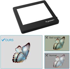 img 2 attached to 📷 Ультратонкий портативный слайд-сканер Rybozen: Лучшая светодиодная панель 5 x 4 дюйма для просмотра фотослайдов, негативов и фильмов, работает от USB