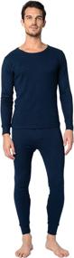 img 3 attached to Andrew Scott Men's Thermal Underwear Set: 2 Piece & 6 Piece Base Layer Long Sleeve + Long Pant (1 & 3 Pack Mix Match Options)