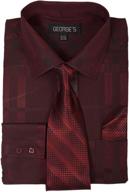 👔 stylish and trendy: georges geometric pattern fashion purple 18 18 men's clothing logo