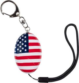 img 4 attached to SABRE PA-USA-02 Personal Alarm with Snap Clip - Ear-piercing 130dB Siren Reaches Up To 1,000 Feet (300M) in All Directions (Approx. 4 City Blocks!) – Enhance Safety with a Patriotic Twist