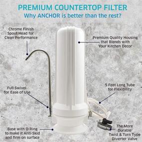 img 2 attached to 💧 Enhance Water Purity with Anchor AF 3000 W Single Countertop Filter