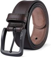 👜 refined luxury: high-quality genuine leather single buckle men's accessories логотип