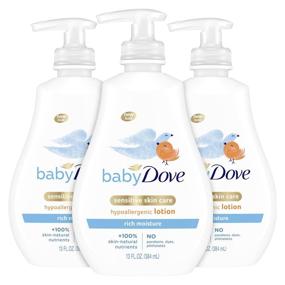 img 4 attached to 👶 Baby Dove Rich Moisture Lotion, 13 oz, 3-pack