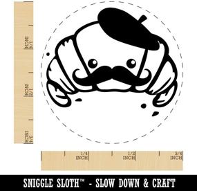 img 3 attached to Croissant Mustache Stamping Crafting Planners