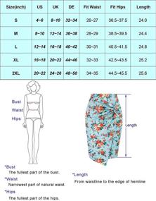 img 1 attached to Kate Kasin Stretchy Hips Wrapped Bodycon Women's Clothing and Skirts