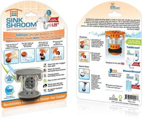 img 3 attached to 💡 Revolutionize Your Sink with SinkShroom: The Ultimate Gray Sink Drain Hair Catcher/Strainer/Snare