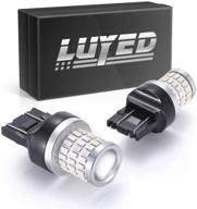 🚨 enhance safety with uyed super bright 9-30v 7440 7443 t20 led bulbs: ideal for brake and tail lights logo