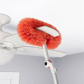 img 1 attached to OXO Good Grips 3-in-1 Extendable Microfiber Long Reach Duster: Ultimate Dusting Tool with Interchangeable Heads, Extends up to 8 ft