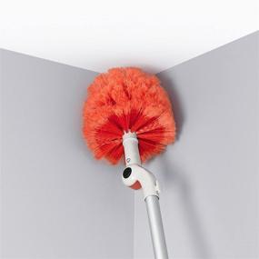 img 2 attached to OXO Good Grips 3-in-1 Extendable Microfiber Long Reach Duster: Ultimate Dusting Tool with Interchangeable Heads, Extends up to 8 ft