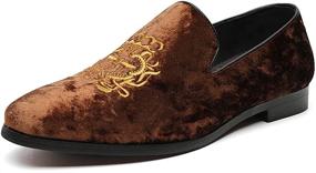 img 4 attached to 👞 Genuine Leather FLQL Loafer: Stylish Men's Slip-Ons for a Sophisticated Look