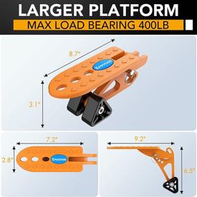 img 3 attached to 🚘 Universal Car Roof Access Step – Foldable Vehicle Door Latch Pedal for Easy Rooftop Access, Supports Both Feet – Ideal for Most Cars, SUVs, and Trucks (Orange)