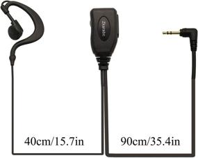 img 1 attached to Earpiece Adjustable Compatible Motorola Talkabout Outdoor Recreation