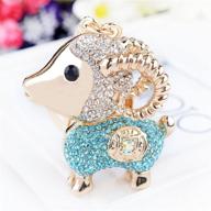 💎 men's sparkling rhinestone crystal keychain keyring – stylish accessories for men logo