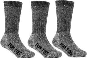 img 2 attached to FUN TOES Childrens Thermal Merino Boys' Clothing and Socks & Hosiery
