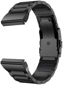 img 3 attached to 📿 LDFAS Fenix 6 Pro/5 Band: Premium 22mm Quick Release Stainless Steel Strap for Garmin Fenix 5, 5 Plus, 6, 6 Pro & Forerunner 935 Smartwatch - Easy Fit and Secure Buckle