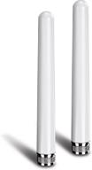 📡 trendnet 2.4/5 ghz outdoor dual band omni antenna kit, n-type male connectors, supports 802.11ac/n/g/b/a routers and access points, white, tew-ao57 logo