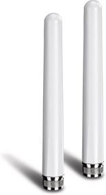 img 4 attached to 📡 TRENDnet 2.4/5 GHz Outdoor Dual Band Omni Antenna Kit, N-Type Male Connectors, Supports 802.11ac/n/g/b/a Routers And Access Points, White, TEW-AO57