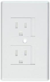 img 1 attached to 25-Pack Bulk Standard White Electrical Outlet Covers - Mommys Helper - Safe Plate