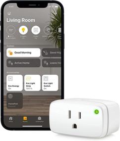 img 4 attached to 🔌 Eve Energy: Apple HomeKit Smart Plug & Power Meter with Schedules, Switches, App Compatibility, Bluetooth & Thread