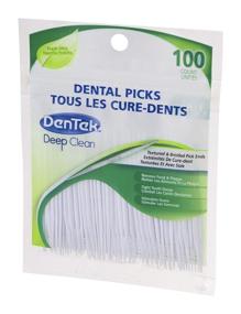 img 1 attached to 🦷 DenTek Deep Clean Bristle Picks: 100 Count, Ultimate Food and Plaque Removal