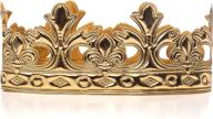 regally adorn your little prince with the little adventures golden prince crown logo