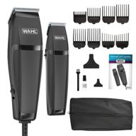 👨 wahl clipper corp 79450 model - pro 14 piece hair clipper and beard trimmer kit for complete body grooming, chrome finish logo
