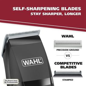 img 2 attached to 👨 Wahl Clipper Corp 79450 Model - Pro 14 Piece Hair Clipper and Beard Trimmer Kit for Complete Body Grooming, Chrome Finish