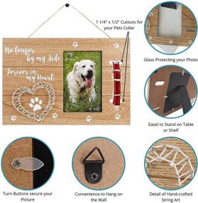 img 3 attached to 🐾 Sort it Rite Dog Memorial Picture Frame: A Thoughtful Pet Loss Gift & Heartfelt Cat Memorial Plaque - Cherish Your Beloved Pets with this 4x6 Dog and Cat Picture Frame in Loving Memory